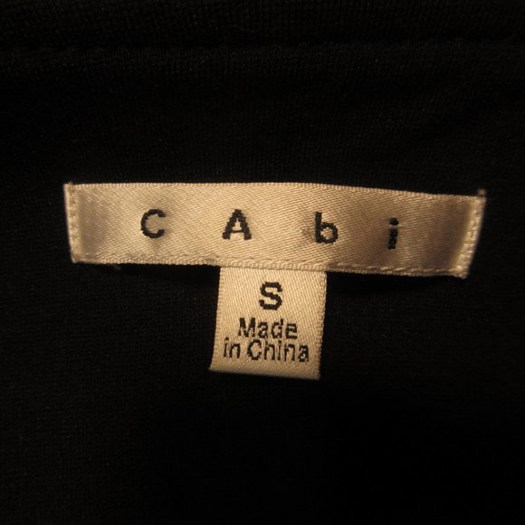 CAbi Black Moto Blazer Jacket Zip S Biker Rebel Indie Rock Punk Lagenlook Modern - Picture 13 of 16